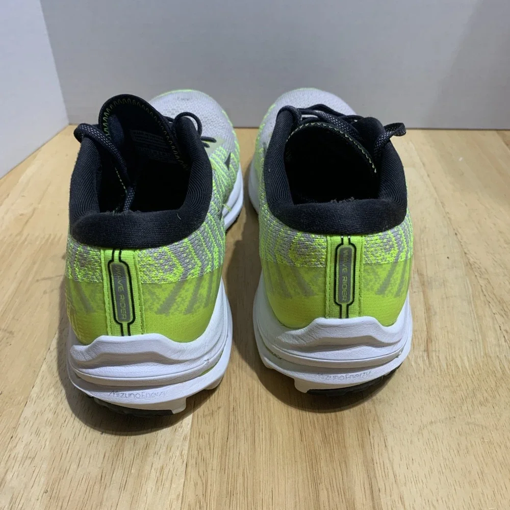 Mizuno Wave Rider 24‎ Waveknit Men's Running Shoes Walking  J1GC207516 Size 7.5